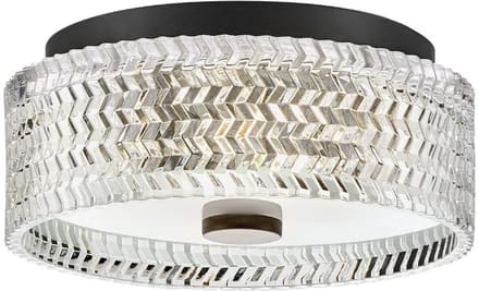 Hinkley LED Plafondlamp Elle | 2X E27 Max 60W | Black