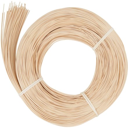 VBS Rotan natuurlijk, blauw lint, Ø 3 mm - 500 g