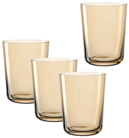 Leonardo LEGGERO glas 330ml tosca - set/4
