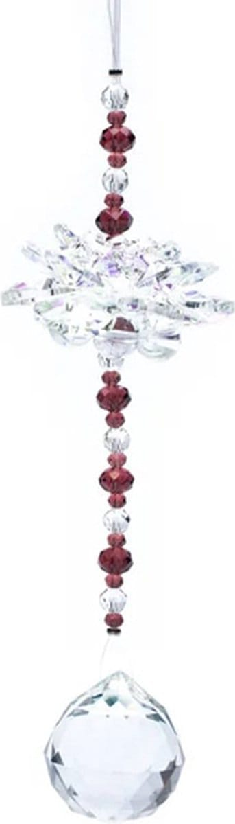 Feng Shui Kristal Lotus & Bol - 31cm - 31cm