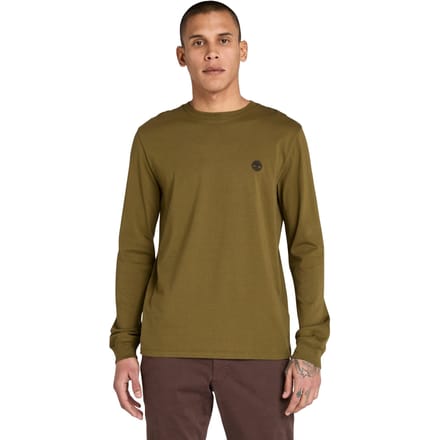 Timberland Long Sleeve Tee Dark Olive Taglia: S | Magliette basic Outlet | Uomo | Verde