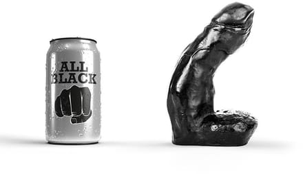 All Black Zwarte dildo - 15 cm