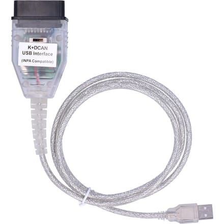 1224V OBD Kabeladapter met Schakelaar voor K+CAN K+DCAN Auto Auto Foutdiagnose Tool gray