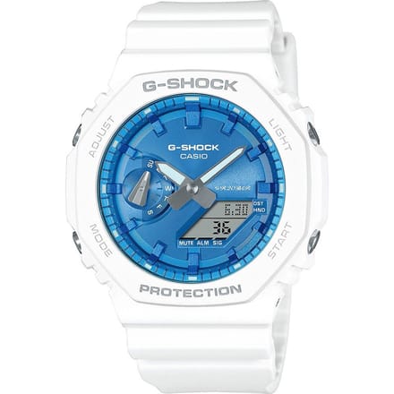 Casio G-Shock GA-2100WS-7AER Horloge - Kunststof - Wit - Ø 44 mm