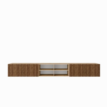 TV-kast Cali IV 300 (3x100) cm (artisan + catania)
