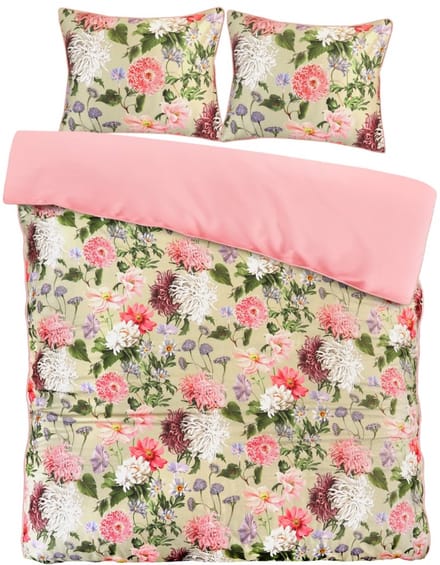 Papillon Olivia Dekbedovertrek - Lits-jumeaux - 240x200/220 cm - Groen