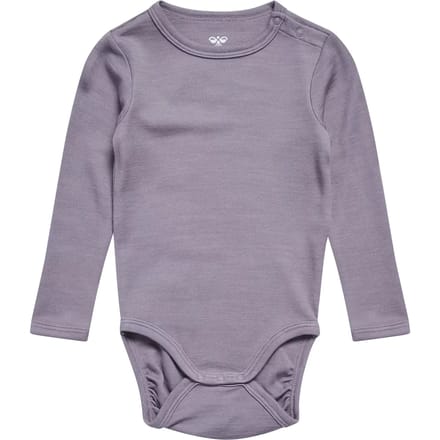 Baby romper met lange mouwen Hummel Solid