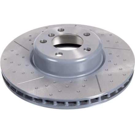 Remschijf FEBI BILSTEIN 105724 voorkant, geventileerd, sleuf, sterk gecarboniseerd, 1 Stuk