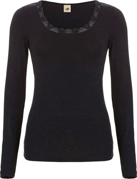 Ten Cate thermo long sleeve lace zwart voor Dames | Maat S