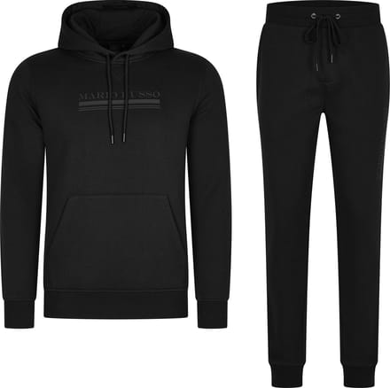 Mario Russo Trainingspak Anselm- Huispak - Joggingpak - Hoodie - Zwart - L