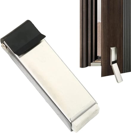 Deurwig - Klapdeurhouder - Deuren Open Houden - Magnetisch Zuigontwerp - 265 cm - Zilver