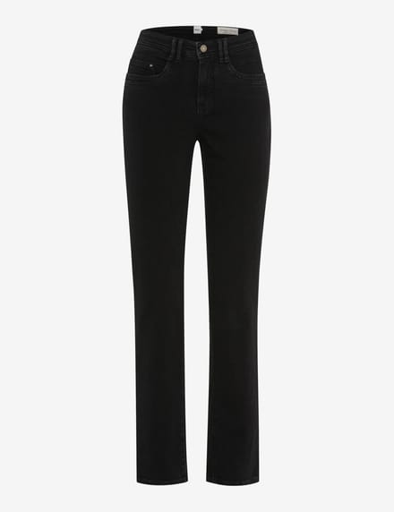 Brax Dames Jeans  Style CAROLA CLEAN BLACK, denim zwart, maat 36