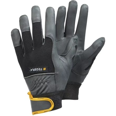 Beschermhandschoenen van synthetisch leer met klittenbandsluiting TEGERA Pro Microthan