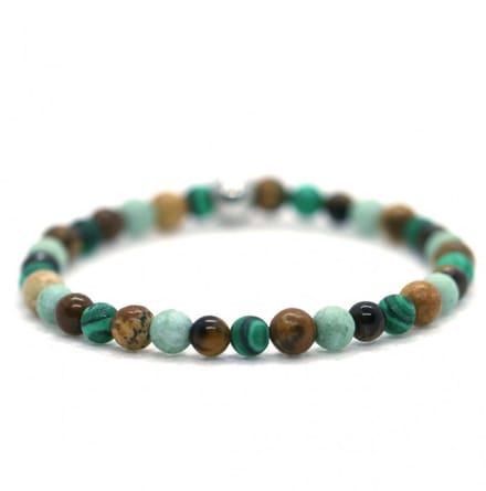 Dames armband familie groen 4mm