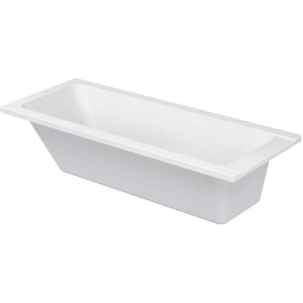 Duravit D-Code rectangular bathtub 170 x 70 cm with center drain 7000970000000