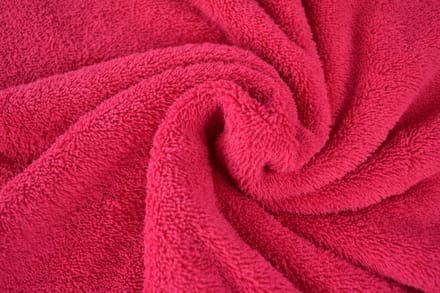 10 meter badstof - Fuchsia - 90% katoen - 10% polyester