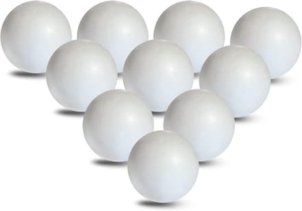 10 Stuks Polystyreen Piepschuim Ballen Ø 5 cm voor Knutselen en Modelbouw