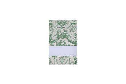 A-Journal - Schrijfblok - Toile de Jouy groen