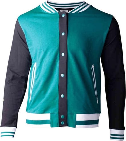 Rick And Morty Varsity jacket -2XL- Space Travel Groen/Zwart