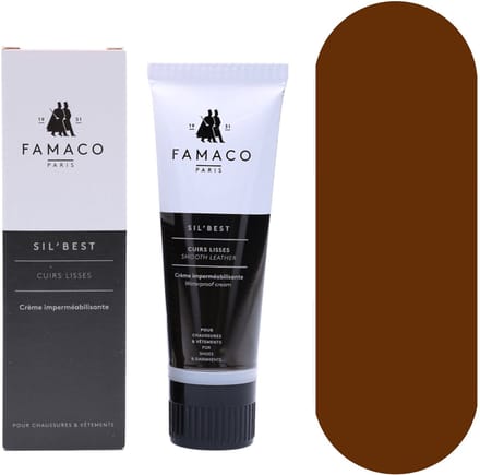 Famaco Tube Sil Best - Schoencreme - 322 Medium Brown / Marron Clair - 75ml
