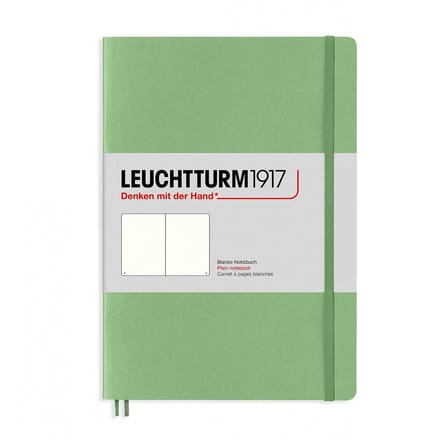 Leuchtturm1917 Master Slim A4+ Notitieboek Sage - Ongelinieerd