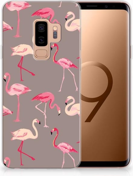 Samsung Galaxy S9 Plus TPU Hoesje Flamingo