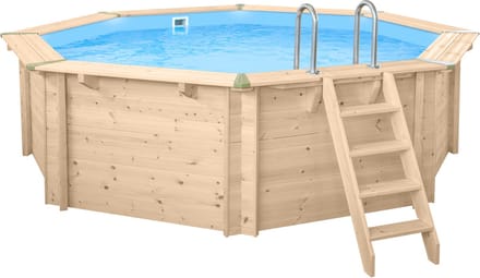 Bali rond 5,30 × 1,36 m Deluxe pakket
