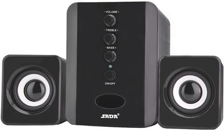 Mini 2.1 Bedrade Luidspreker met Subwoofer voor Laptop en PC - Draagbare Geluidskwaliteit