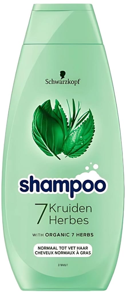 Schwarzkopf - Shampoo - 7 Kruiden - Normaal tot Vet haar - 400 ml