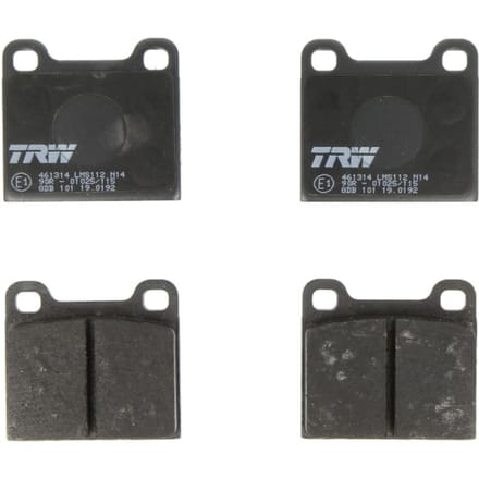 Remblokkenset, schijfrem COTEC TRW AUTOMOTIVE GDB101