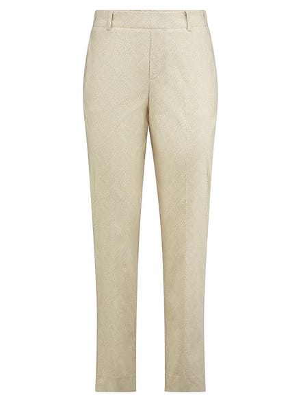 Slim Fit 7/8-broek Van Peter Hahn wit