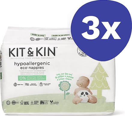 Kit & Kin Luiers - Maat 2 (3x 38 stuks)