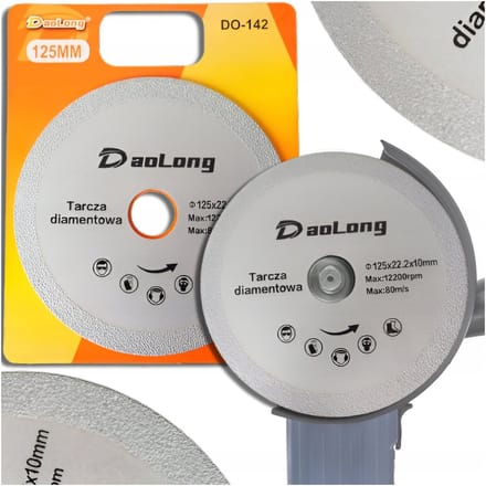 125MM - Diamantzaagblad - Galvanisch - Voor Snijden - Tegels en Glas