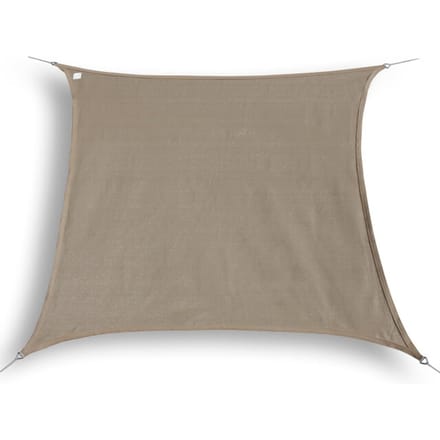 Hanse® Schaduwdoek vierkant waterdoorlatend 2x2 m zonnedoek