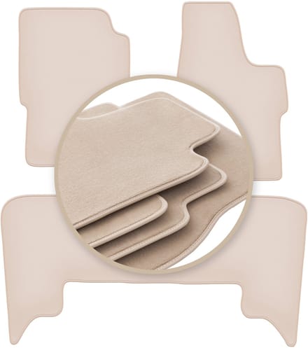PREMIUM beige vloermatten voor: Isuzu Trooper II SUV 1992-2002