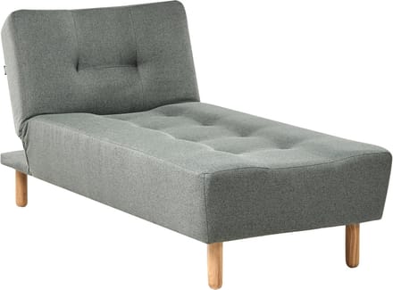 BELIANI ALSTEN - Chaise longue - Groen - Stof