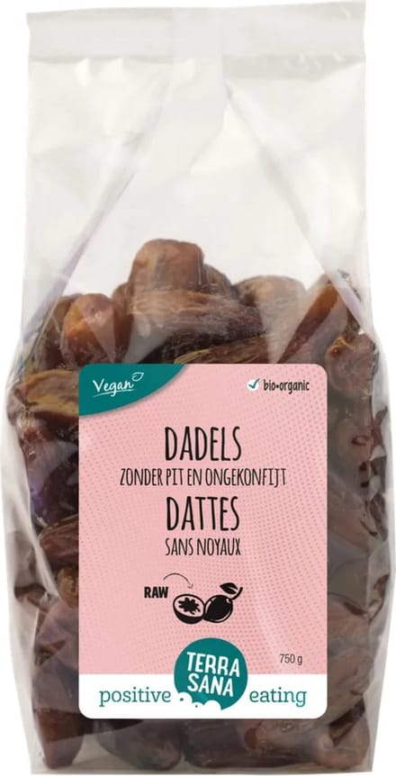 Terrasana Raw Dadels zonder pit - 750 gram
