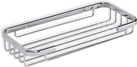 Tatay Krom Rectangular 20x9x3 Cm Douchemand Zilver