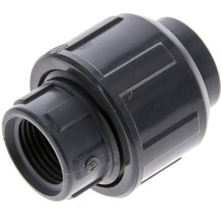 PVC Lijmmof Binnendraad Rp 3/8 '' EPDM