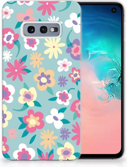 Back Cover voor Samsung Galaxy S10e TPU Case Flower Power