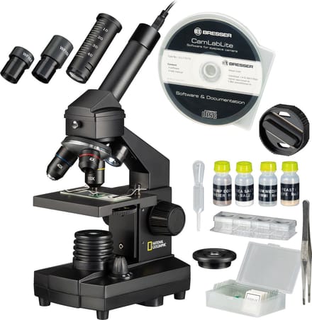 National Geographic Microscoop - Op- en Doorzicht - 40x1024x Vergroting - Incl. USB-aansluiting