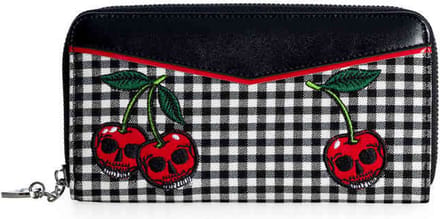 Banned - ROCKABILLY CHERRY Dames portemonnee - Zwart