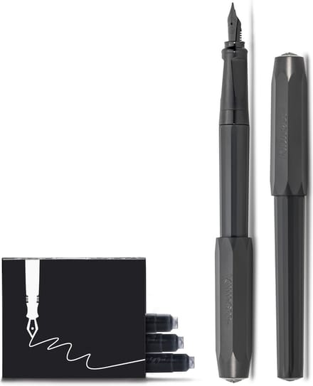 Kaweco - Vulpen - Perkeo All Black - Zwart - Medium - Doosje vullingen