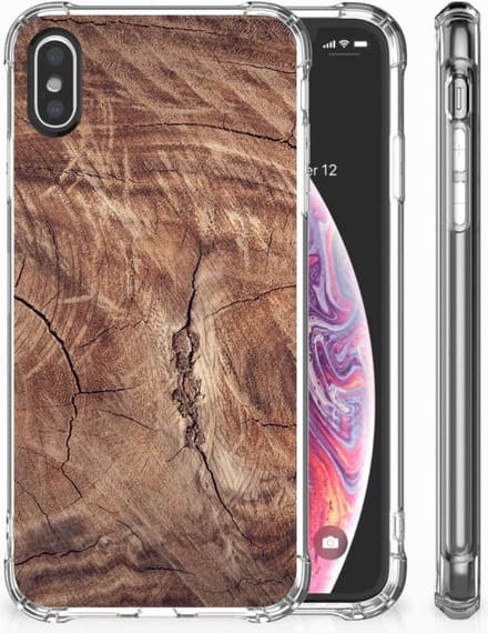 Apple iPhone X | Xs Stevig Telefoonhoesje Tree Trunk