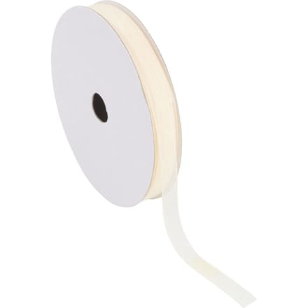 Organza lint, 6 mm - Créme