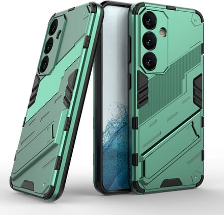 Solidenz StandGuard Xtreme geschikt voor Samsung Galaxy S24 Plus hoesje - Groen