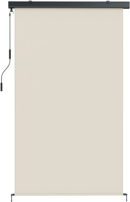 Outsunny Terrasrolgordijnen - Polyester - 160 x 250 cm - Crème