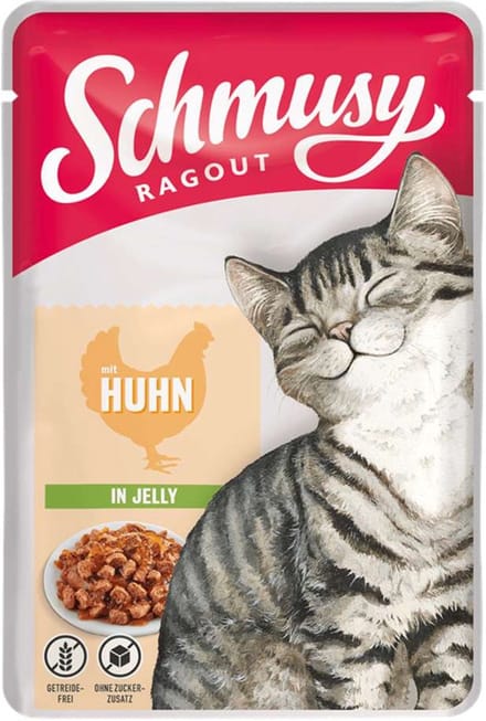 Schmusy - Ragoutzak 22x100g - Kip in gelei