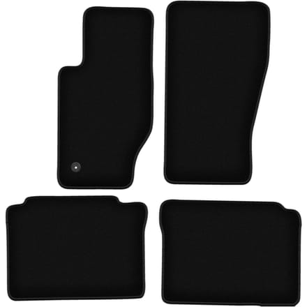 BASIC zwarte veloursmatten voor: Jeep Grand Cherokee III WK off-road (2005-2010)