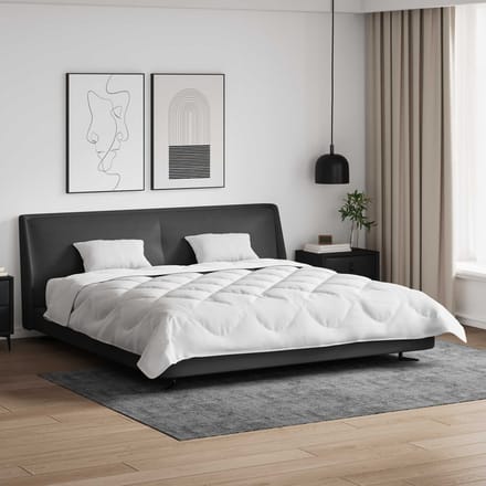 vidaXL - Dekbed - met - kussen - 3 - st - Wit - Microvezel